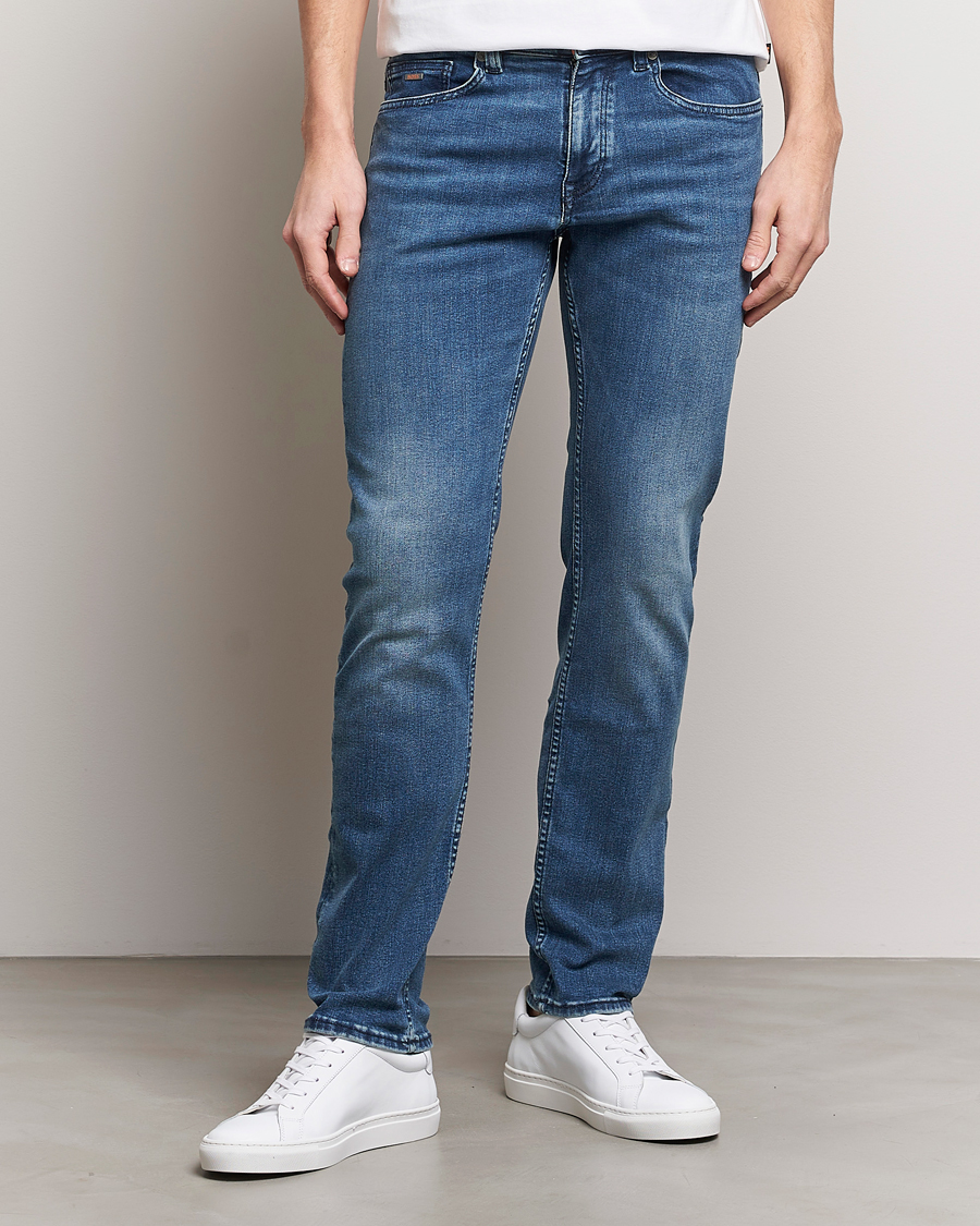 Herren | Jeans | BOSS ORANGE | Delaware Slim Fit Stretch Jeans Bright Blue