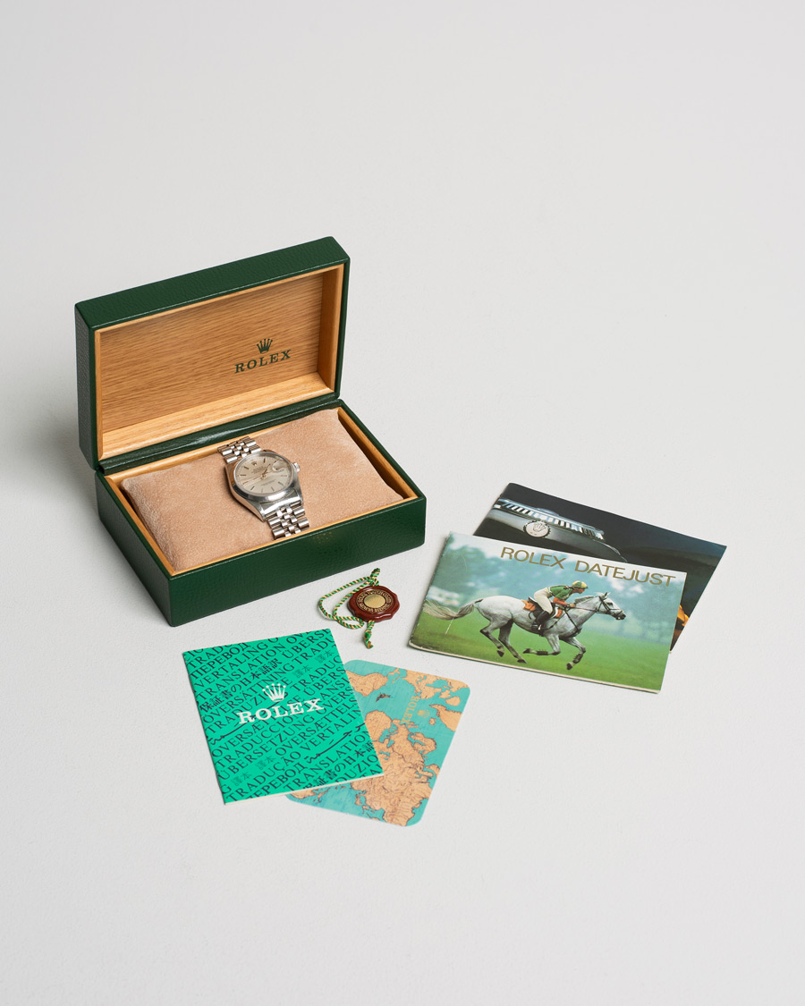 Herren | Rolex Pre-Owned Datejust 16200 Oystert Perpetual Steel Silver | Rolex Pre-Owned | Datejust 16200 Oystert Perpetual Steel Silver