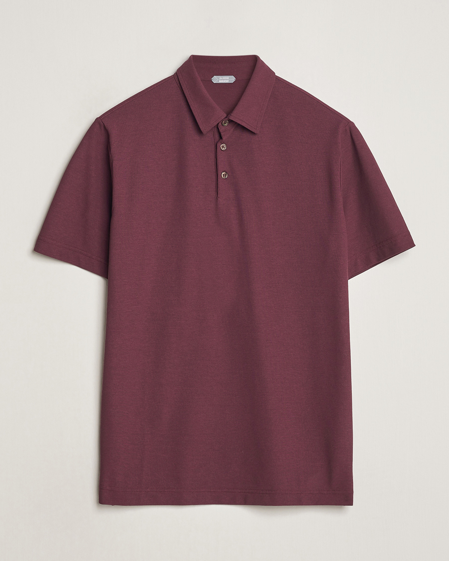 Herren | Poloshirts | Zanone | Ice Cotton Polo Burgundy