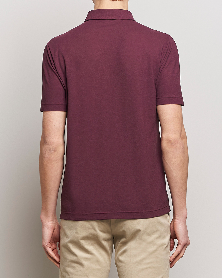 Herren | Poloshirts | Zanone | Ice Cotton Polo Burgundy
