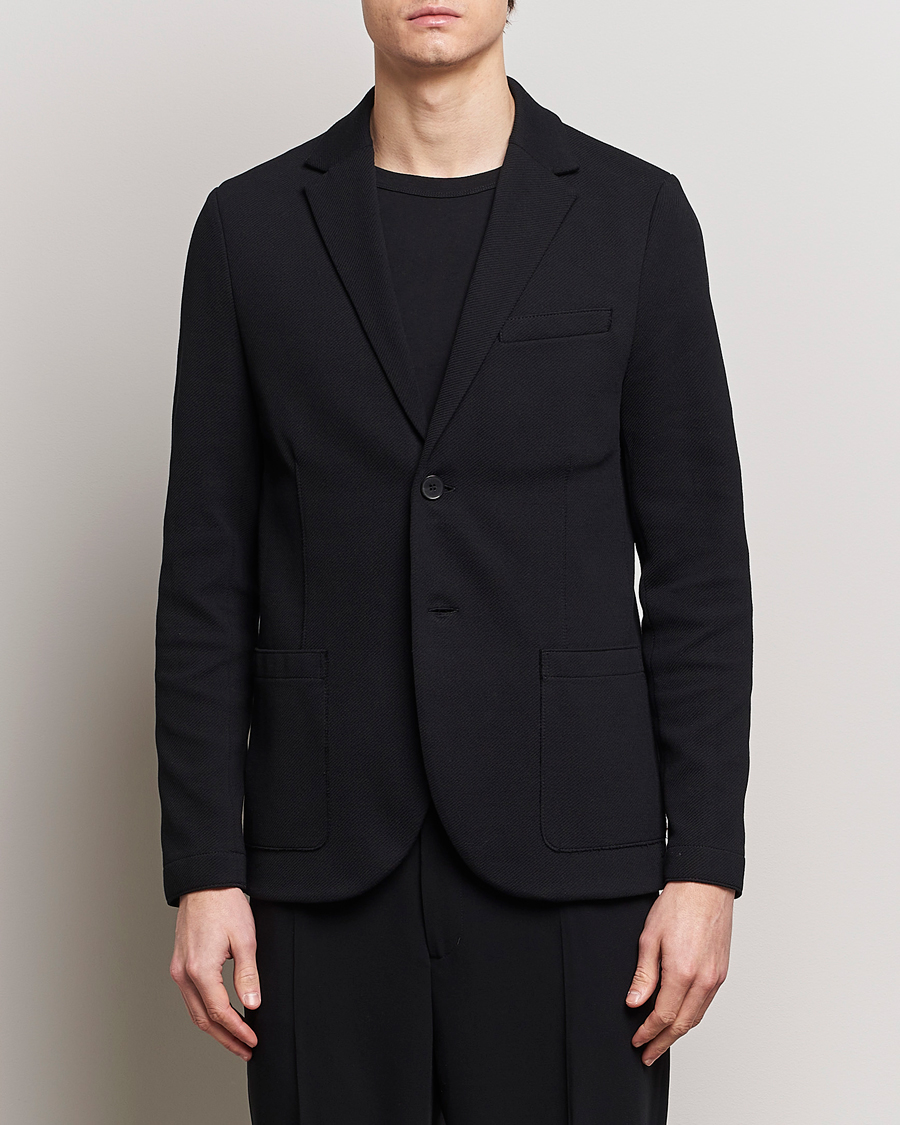 Herren | Sakkos | Harris Wharf London | Loro Piana Cavalry Twill Blazer Black