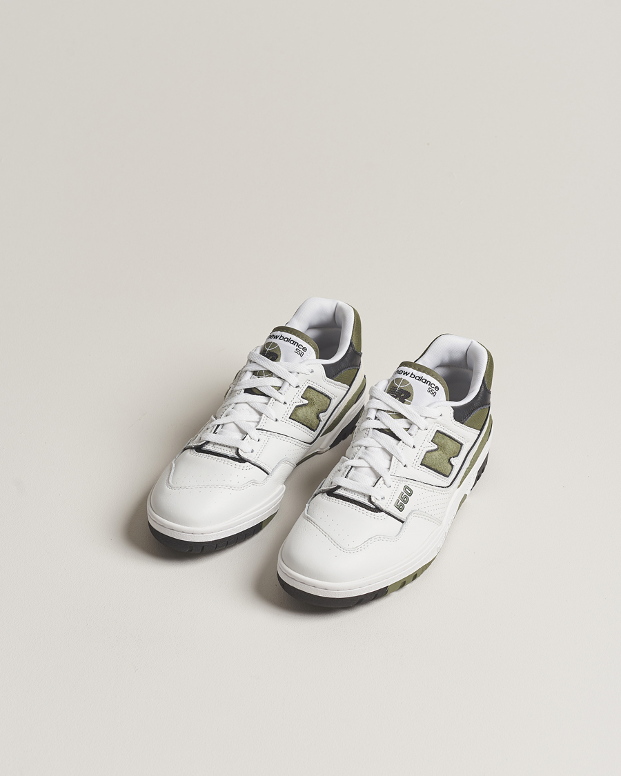 Herren | Schuhe | New Balance | 550 Sneakers White/Green
