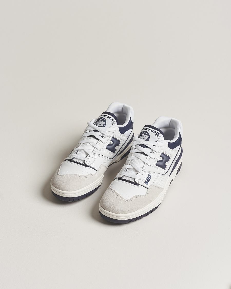 Herren | Schuhe | New Balance | 550 Sneakers White/Navy