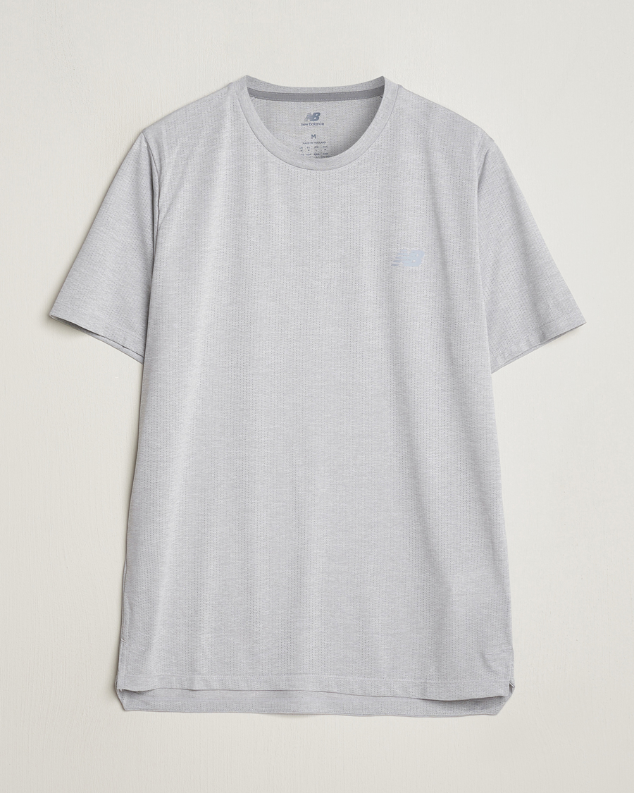 Herren | T-Shirts | New Balance Running | Athletics Short Sleeve T-Shirt Athletic Grey