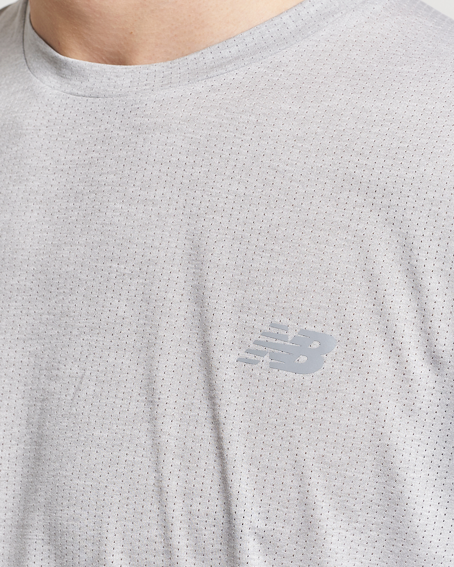 Herren | T-Shirts | New Balance Running | Athletics Short Sleeve T-Shirt Athletic Grey