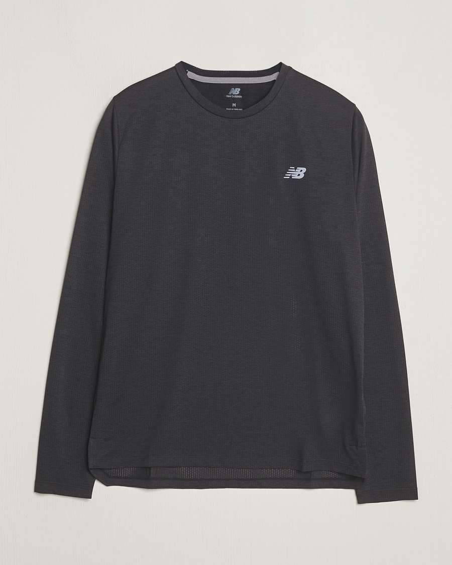 Herren | T-Shirts | New Balance Running | Athletics Long Sleeve T-Shirt Black
