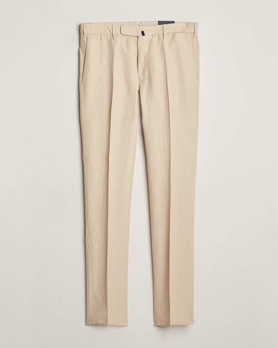 Herren | Hosen | Incotex | Slim Fit Chinolino Trousers Light Beige