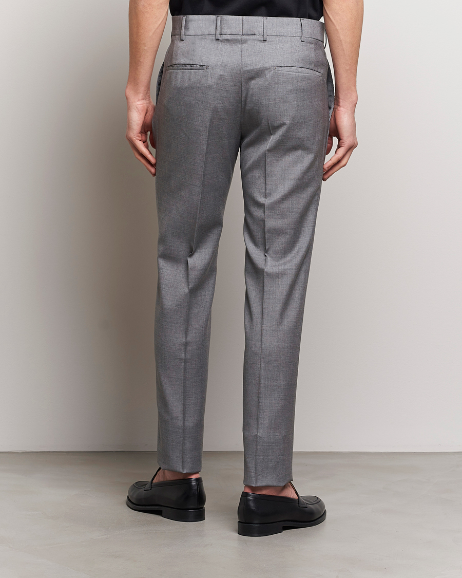 Herren | Hosen | Incotex | Slim Fit Tropical Wool Trousers Light Grey