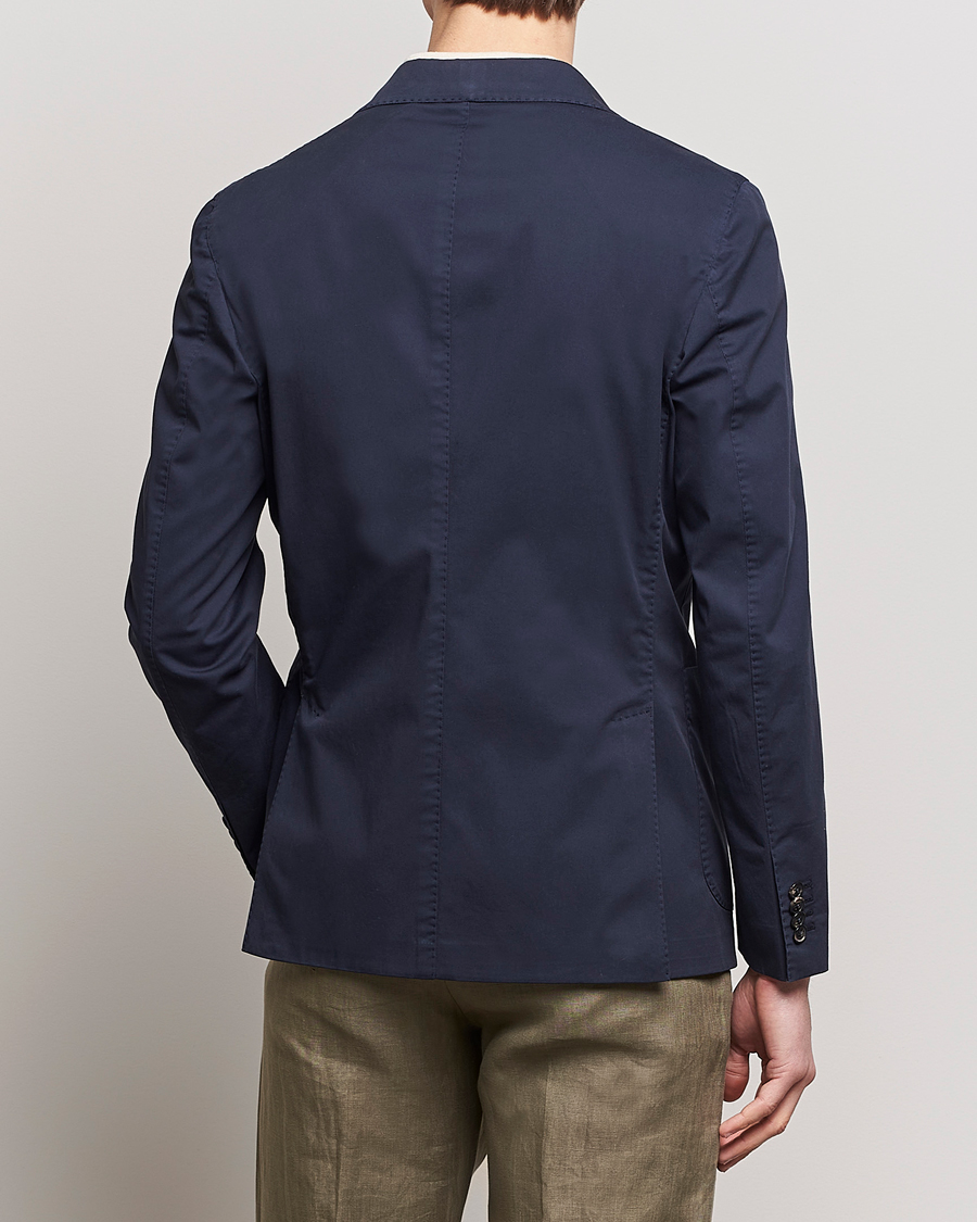 Herren | Sakkos | Incotex | Unconstructed Comfort Cotton Blazer Navy