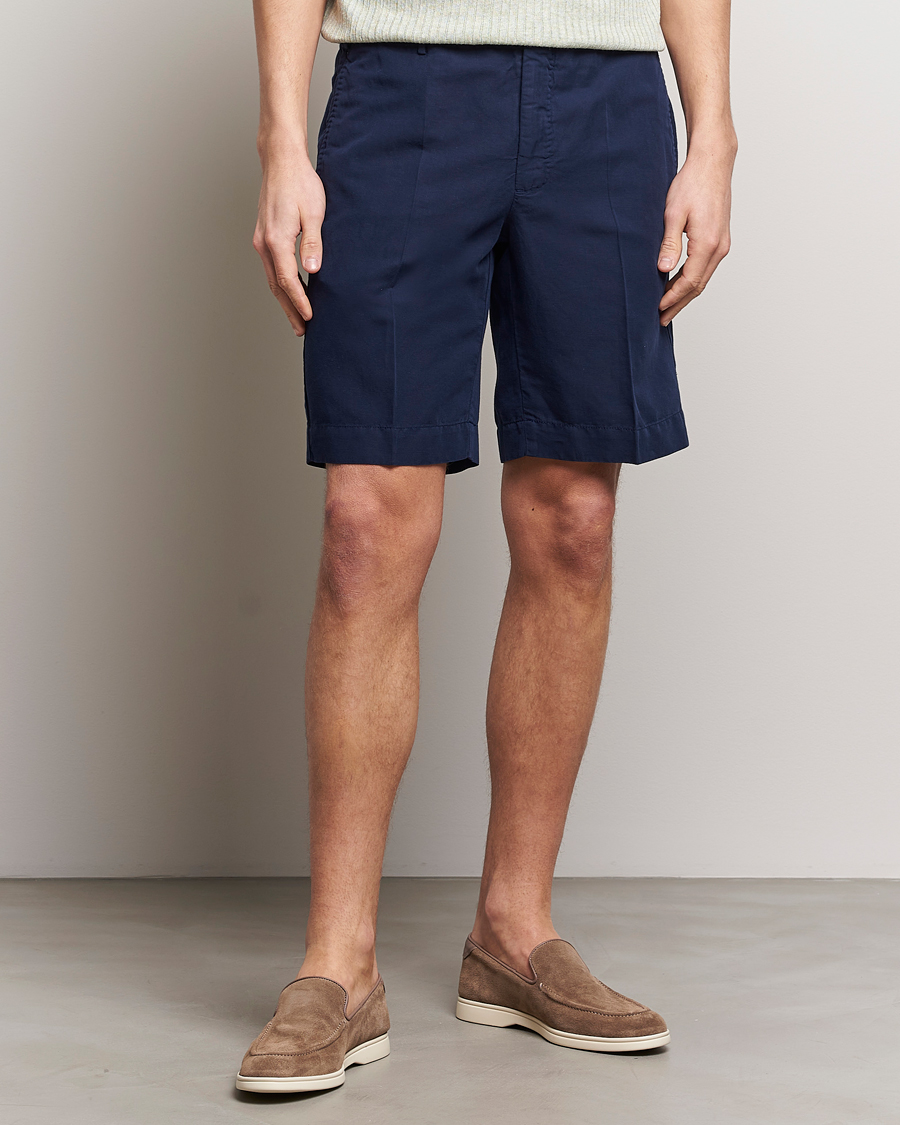 Herren | Shorts | Incotex | Chinolino Shorts Navy