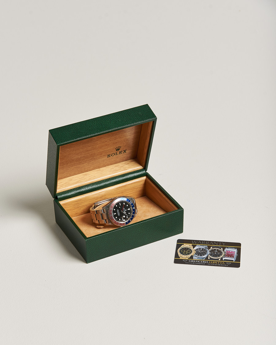 Herren | Rolex Pre-Owned GMT-Master II 16710 Silver | Rolex Pre-Owned | GMT-Master II 16710 Silver