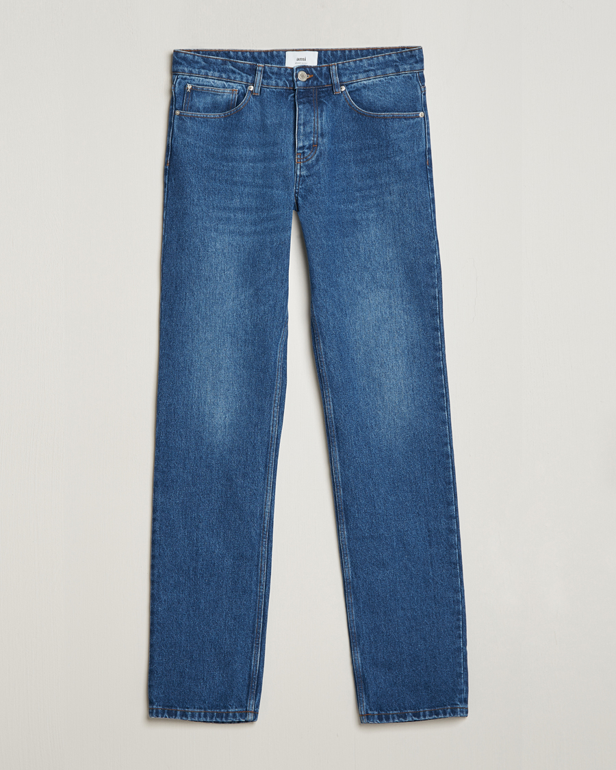 Herren | Jeans | AMI | Classic Fit Jeans Used Blue