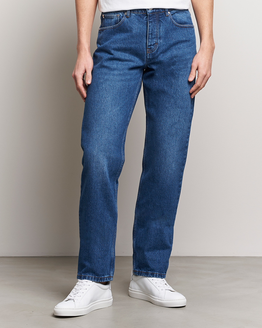 Herren | Kategorie | AMI | Classic Fit Jeans Used Blue