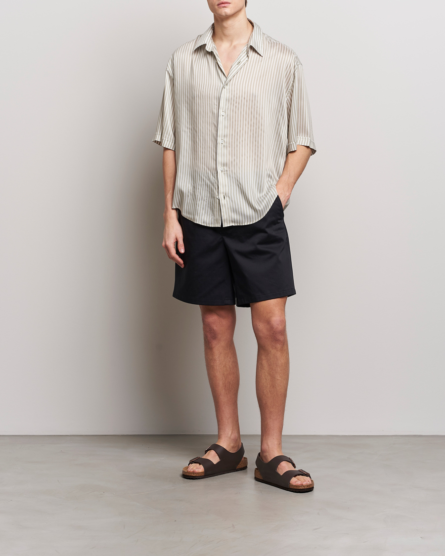 Herren | Shorts | AMI | Cotton Drawstring Shorts Black