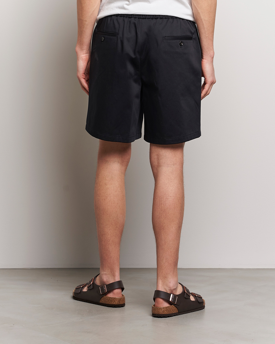 Herren | Shorts | AMI | Cotton Drawstring Shorts Black