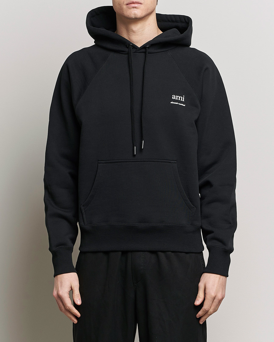 Herren | Pullover | AMI | Logo Hoodie Black