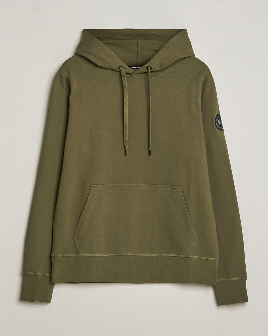 Herren | Pullover | Canada Goose Black Label | Huron Hoody Military Green