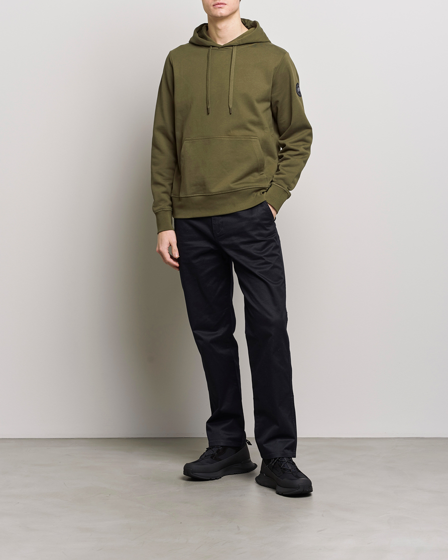 Herren | Pullover | Canada Goose Black Label | Huron Hoody Military Green
