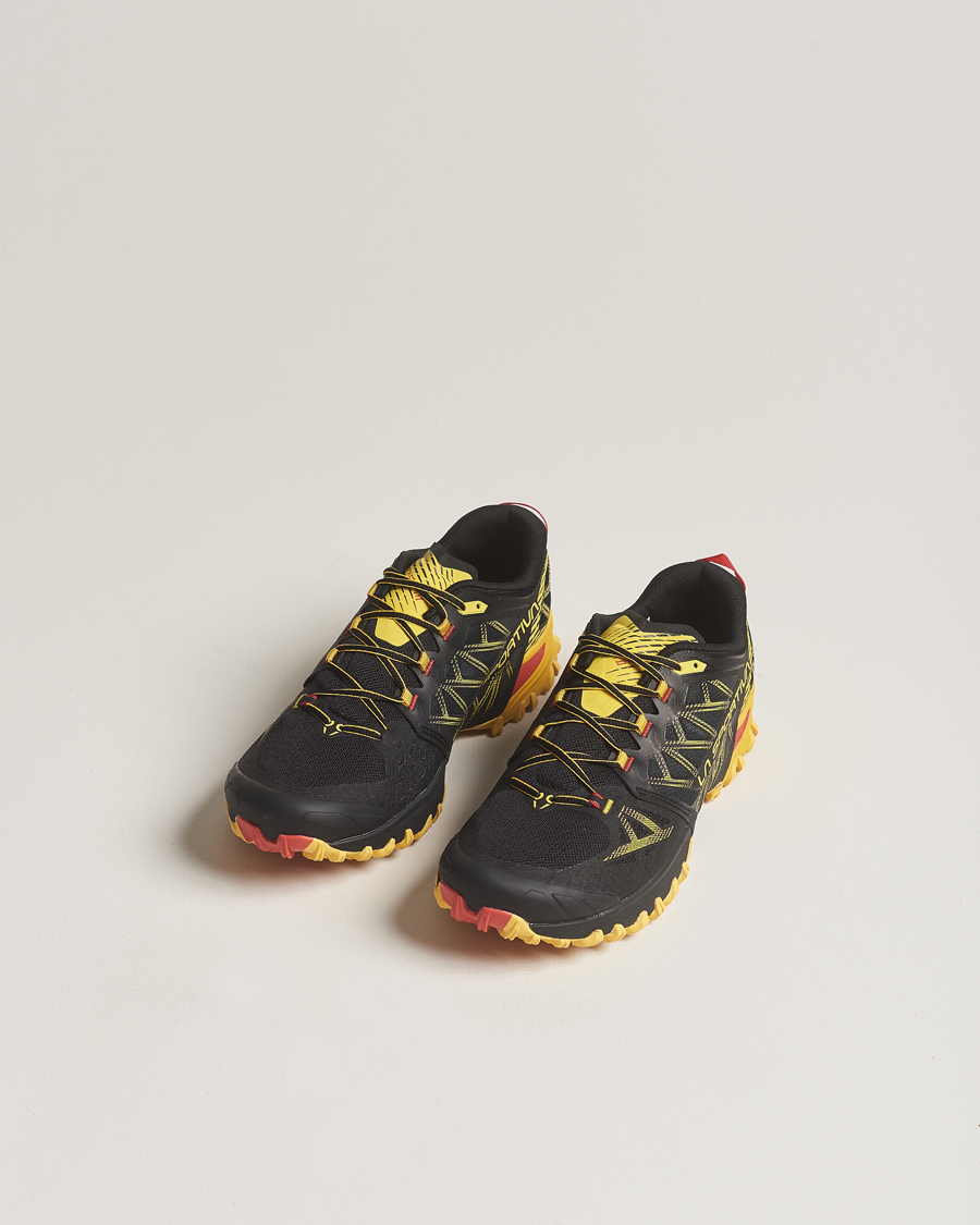 Herren | Schwarze Sneakers | La Sportiva | Bushido III Trail Running Sneakers Black/Yellow