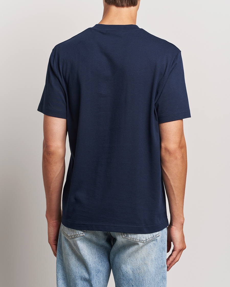 Herren | T-Shirts | Lacoste | Crew Neck T-Shirt Navy Blue