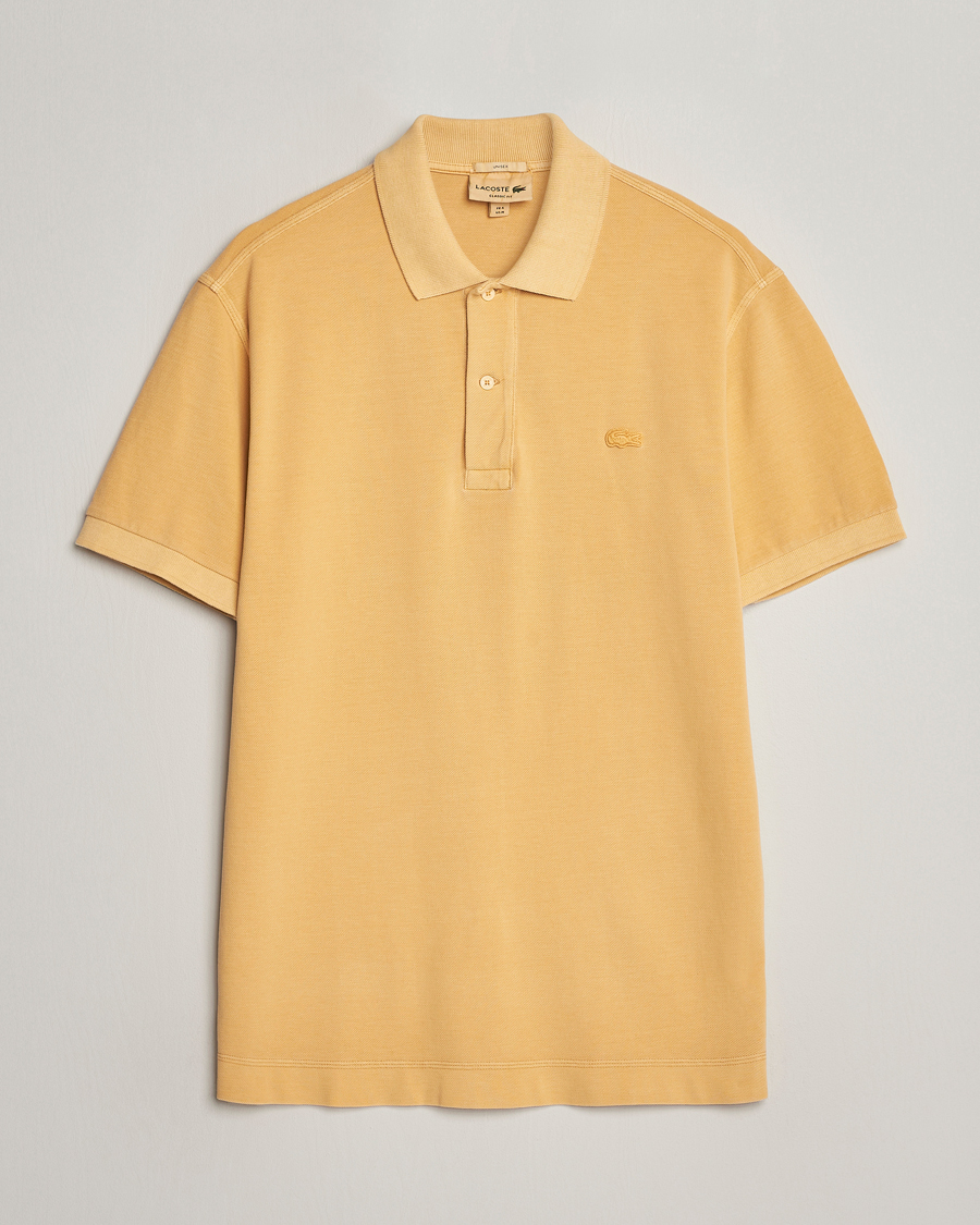 Herren | Poloshirts | Lacoste | Classic Fit Natural Dyed Tonal Polo Golden Haze