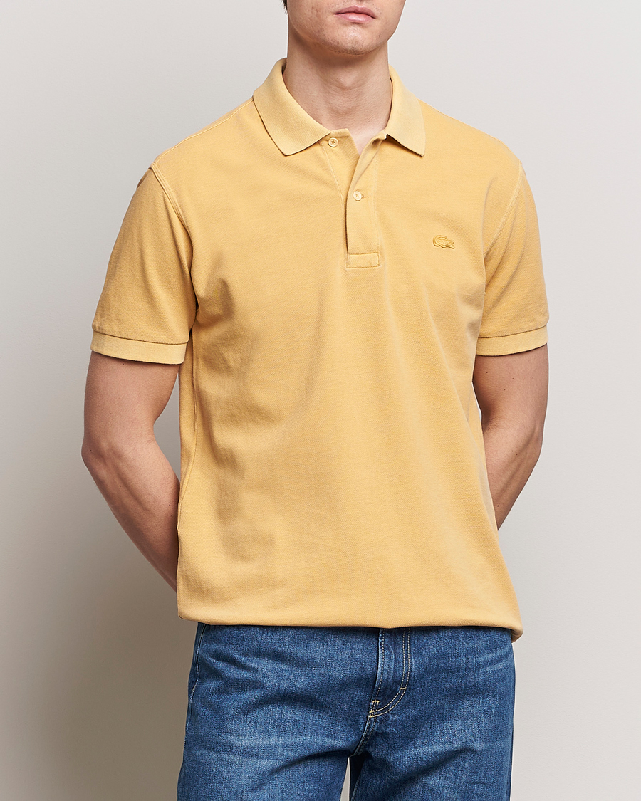 Herren | Lacoste | Lacoste | Classic Fit Natural Dyed Tonal Polo Golden Haze