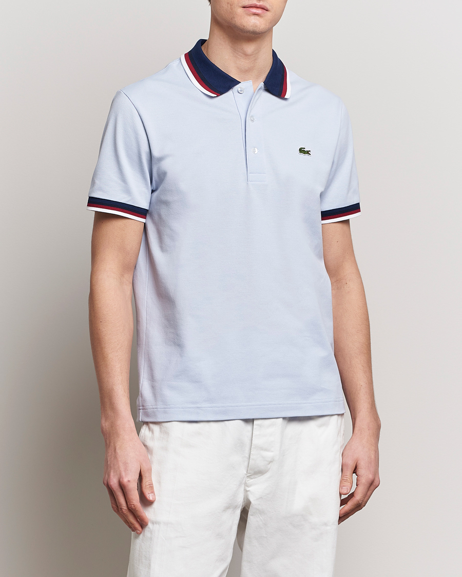 Herren | Poloshirts | Lacoste | Regular Fit Tipped Polo Phoenix Blue