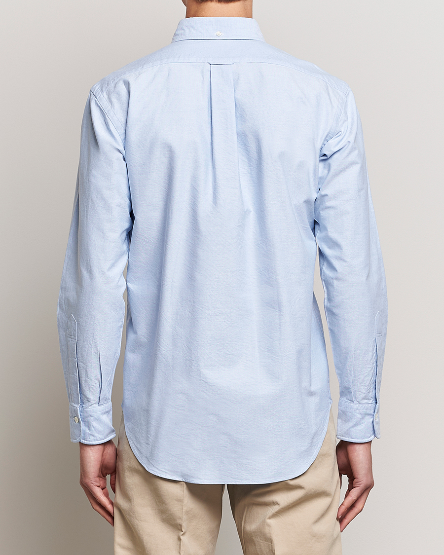 Herren | Hemden | Kamakura Shirts | Vintage Ivy Oxford Button Down Shirt Light Blue