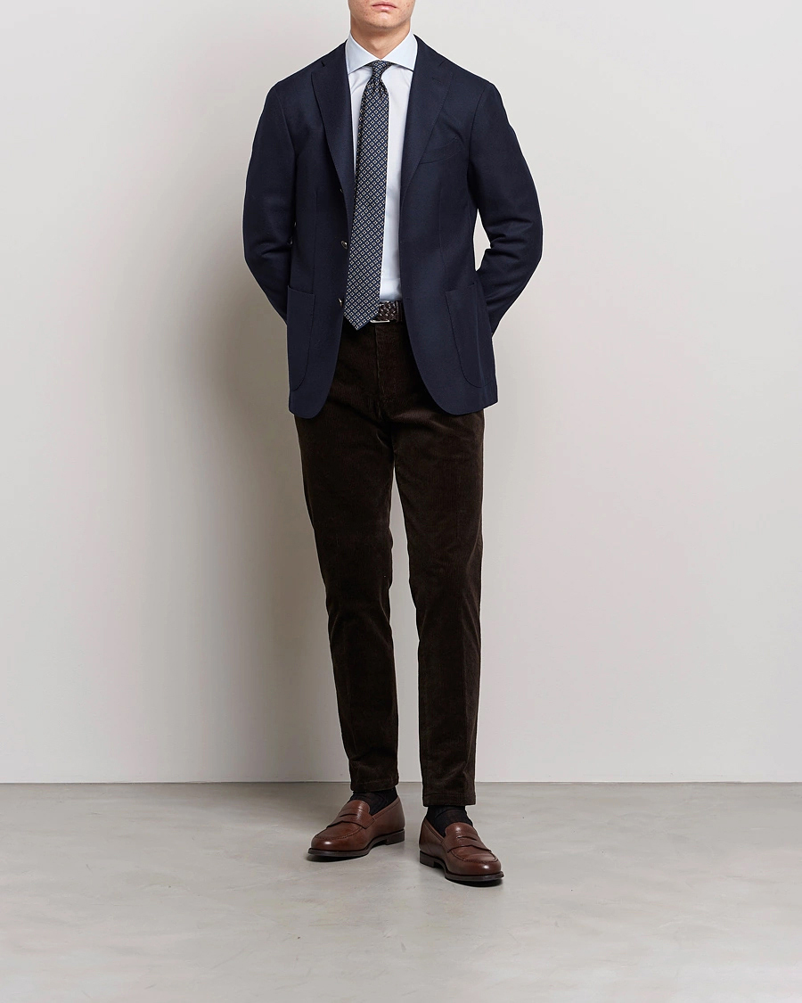 Herren | Hemden | Kamakura Shirts | Slim Fit Broadcloth Dress Shirt Light Blue