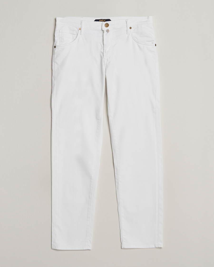 Herren | Hosen | Incotex | 5-Pocket Cotton/Stretch Pants White