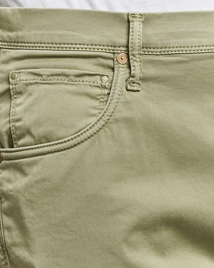 Herren | Hosen | Incotex | 5-Pocket Cotton/Stretch Pants Sage
