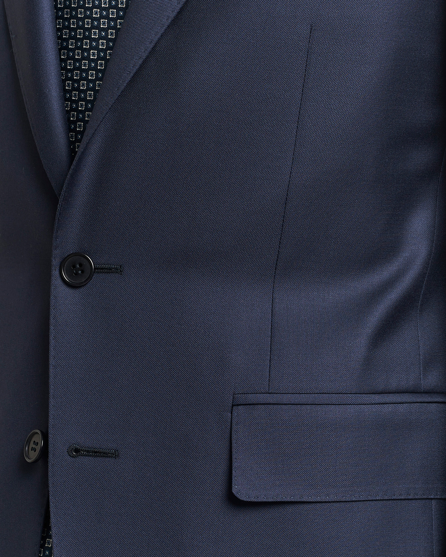 Herren | Anzüge | Canali | Capri Super 130s Wool Suit Navy