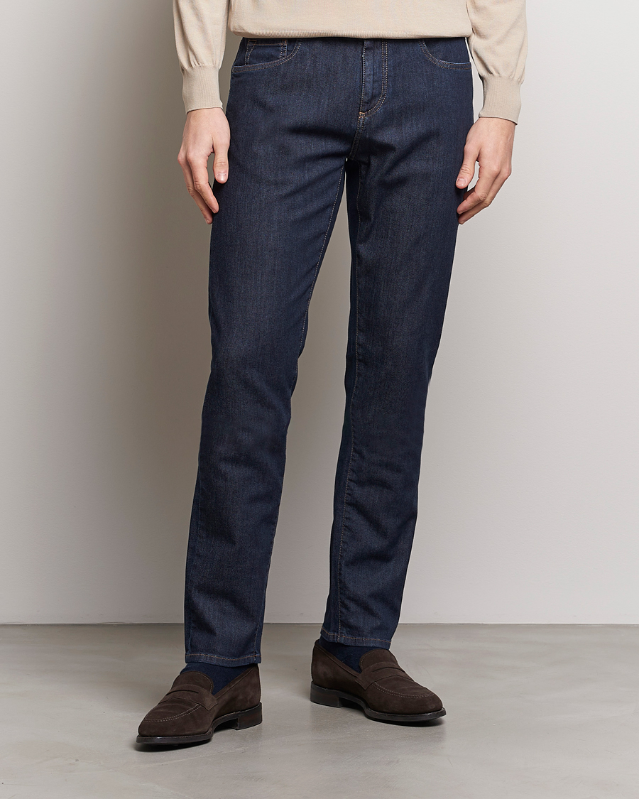Herren | Kleidung | Canali | Slim Fit 5-Pocket Jeans Dark Indigo