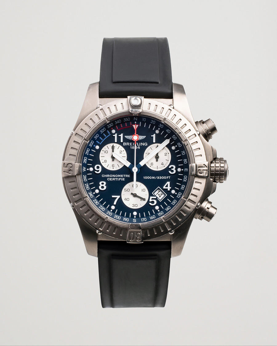 Herren | Breitling Pre-Owned AvengerM1 E73360 Titan Blue Silver | Breitling Pre-Owned | AvengerM1 E73360 Titan Blue Silver