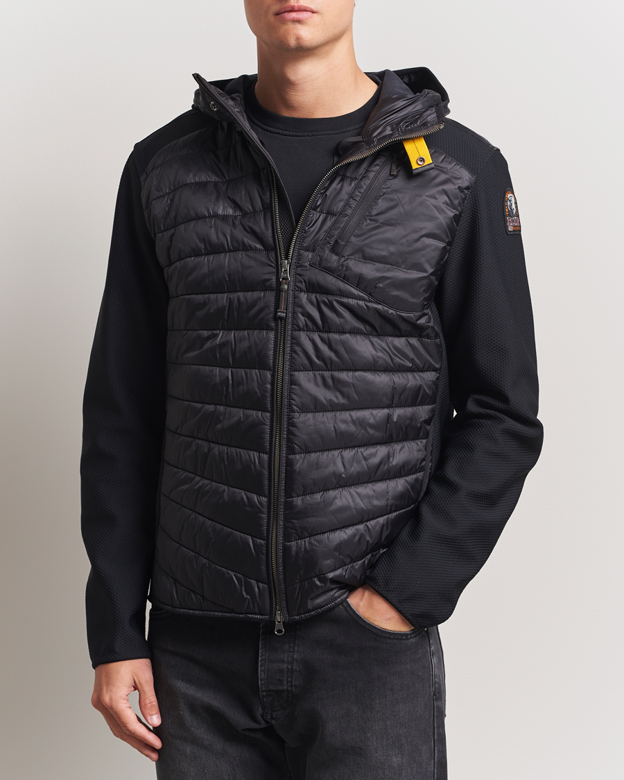 Herren | Jacken | Parajumpers | Nolan Mesh Hooded Hybrid Black