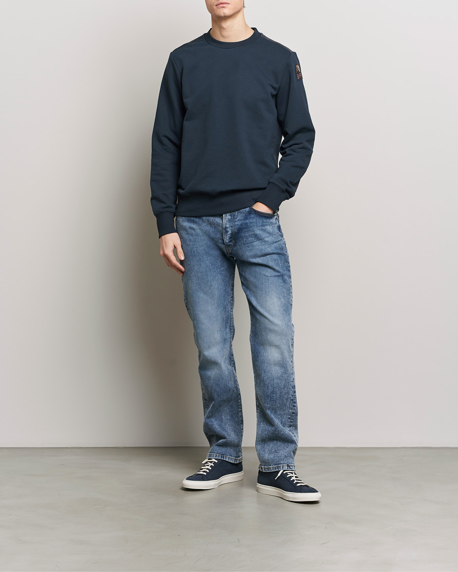 Herren | Pullover | Parajumpers | K2 Super Easy Crew Neck Sweatshirt Blue Navy