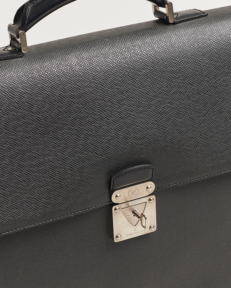 Herren | Louis Vuitton Pre-Owned Robusto Briefcase Black | Louis Vuitton Pre-Owned | Robusto Briefcase Black