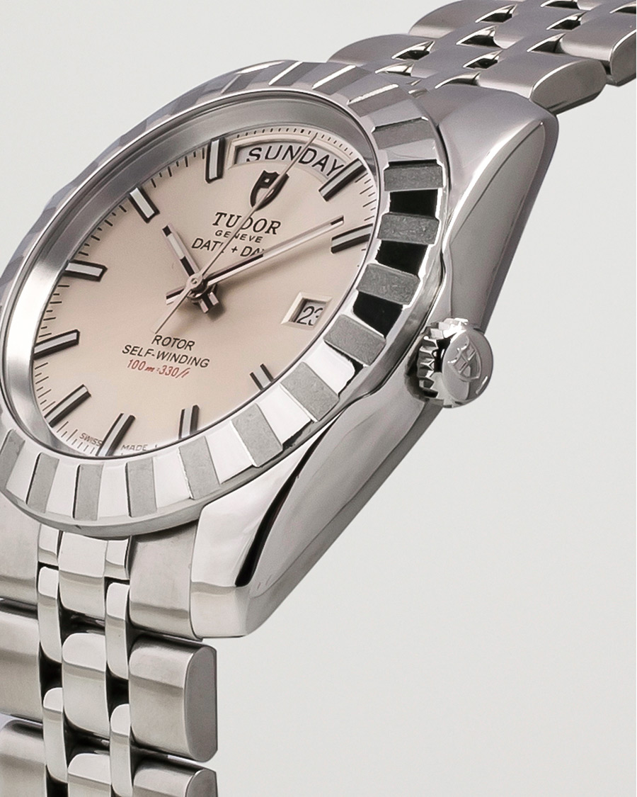 Herren | Tudor Pre-Owned Classic Date-Day 23010 Silver | Tudor Pre-Owned | Classic Date-Day 23010 Silver