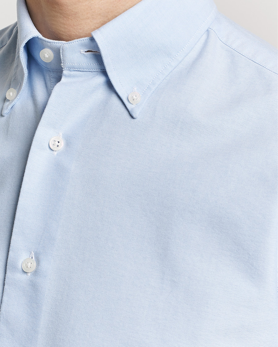 Herren | Hemden | Grigio | Oxford Button Down Shirt Light Blue