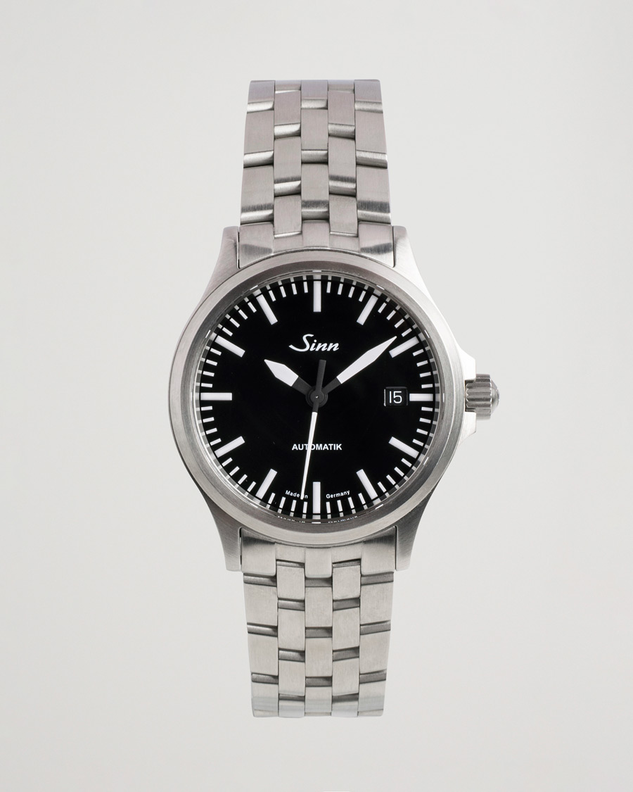 Herren | Sinn Pre-Owned 556 Stainless Steal 38,5 Black Silver | Sinn Pre-Owned | 556 Stainless Steal 38,5 Black Silver