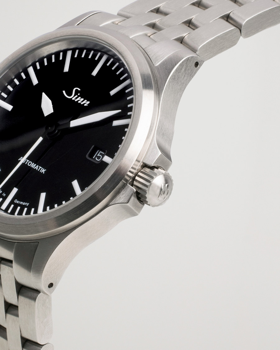 Herren | Sinn Pre-Owned 556 Stainless Steal 38,5 Black Silver | Sinn Pre-Owned | 556 Stainless Steal 38,5 Black Silver
