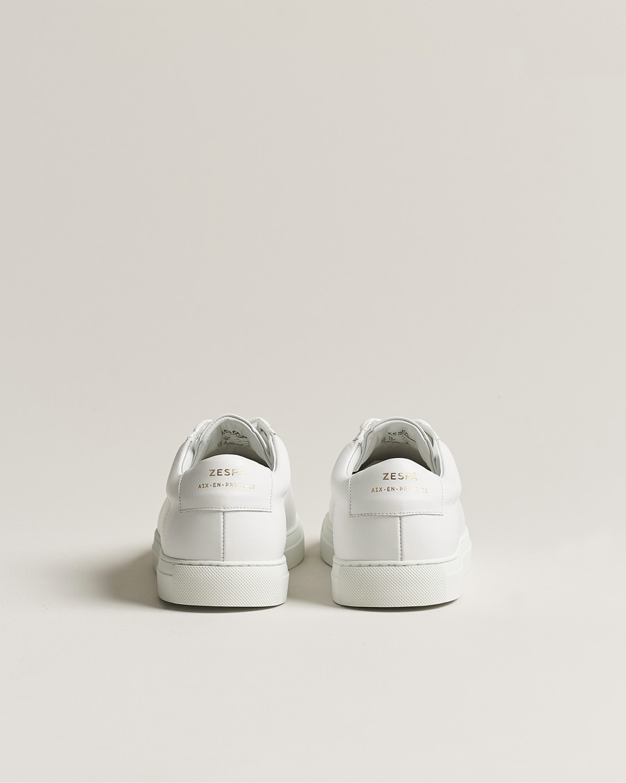 Herren | Zespà ZSP4 Nappa Leather Sneakers White | Zespà | ZSP4 Nappa Leather Sneakers White