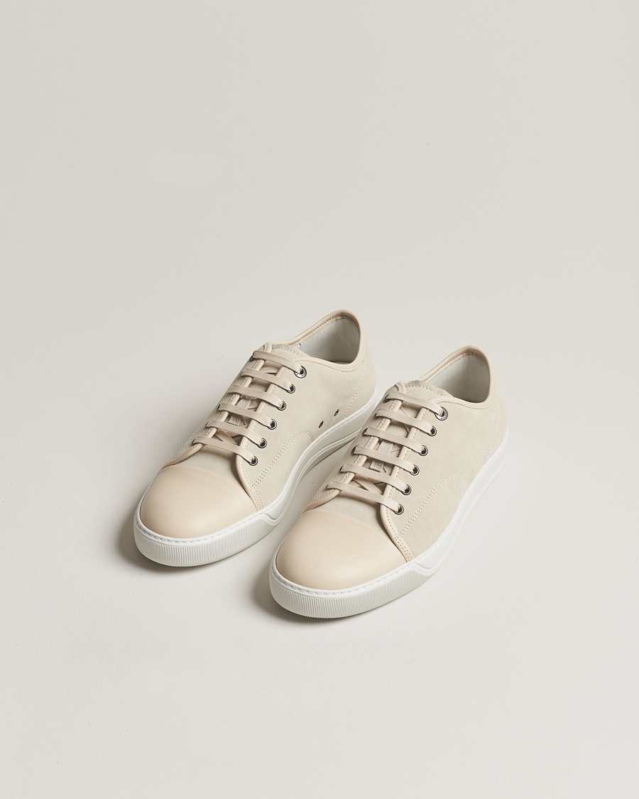 Herren | Schuhe | Lanvin | Nappa Cap Toe Sneaker Vanille