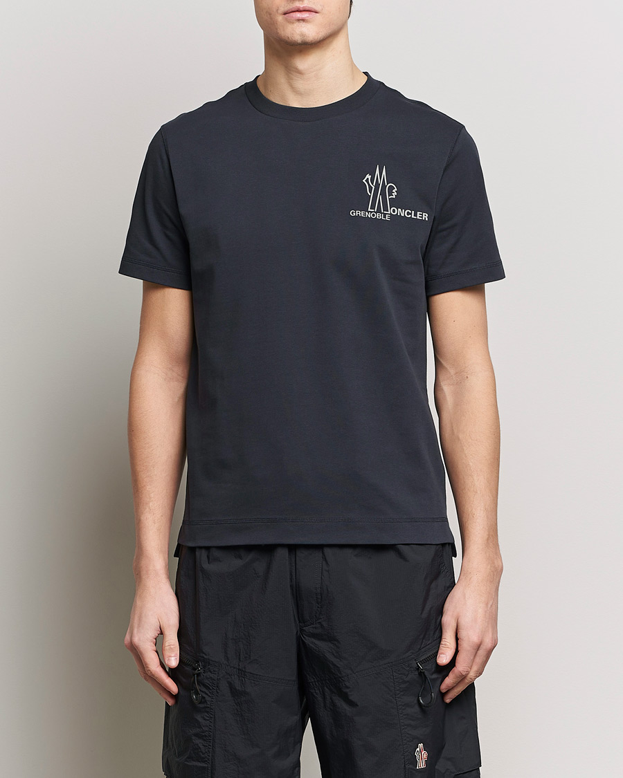Herren | T-Shirts | Moncler Grenoble | Short Sleeve T-Shirt Navy