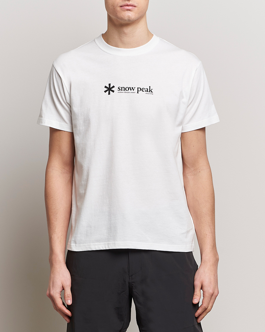 Herren | Kurzarm T-Shirt | Snow Peak | Soft Cotton Logo T-Shirt White