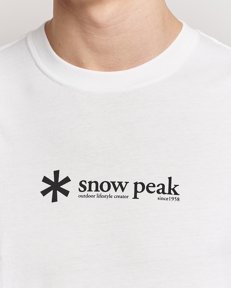Herren | T-Shirts | Snow Peak | Soft Cotton Logo T-Shirt White
