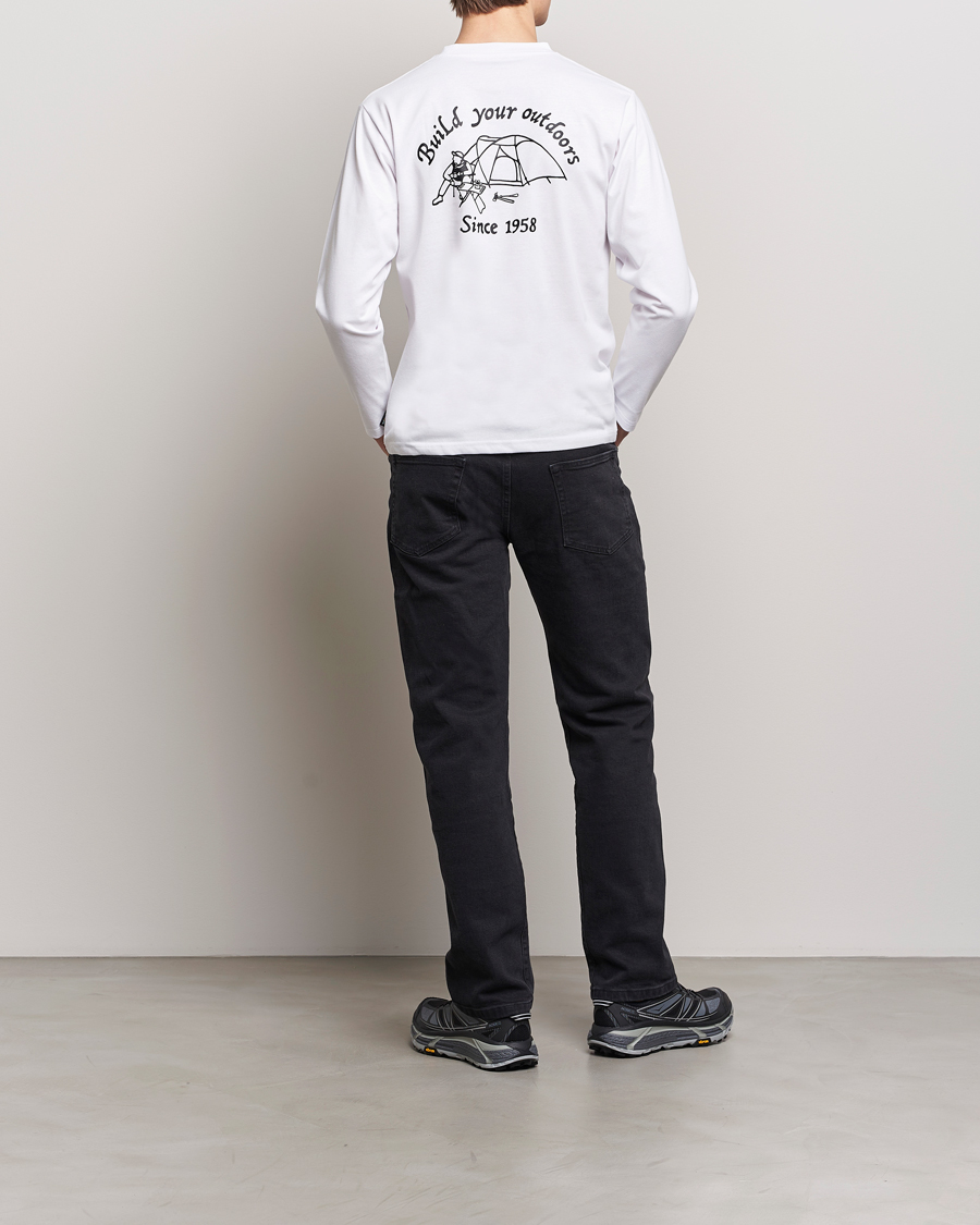 Herren | T-Shirts | Snow Peak | Camping Club Long Sleeve T-Shirt White