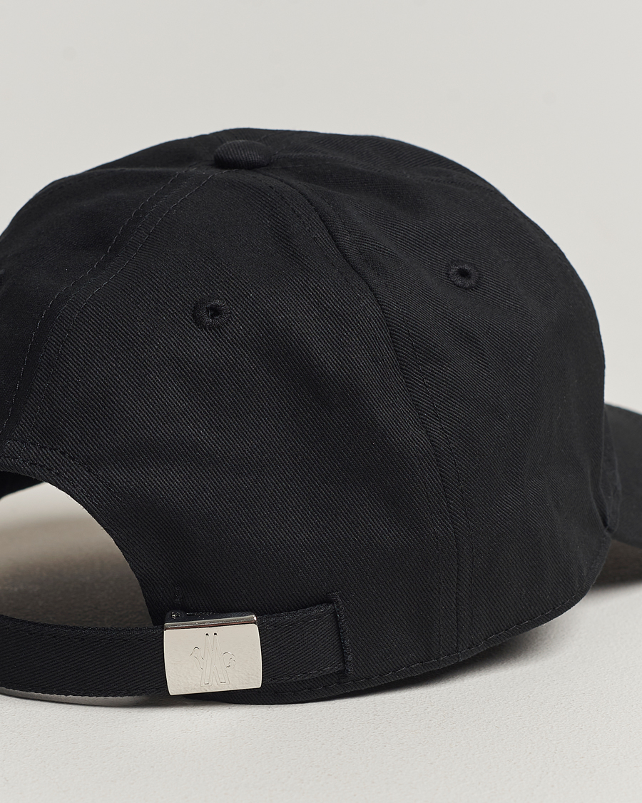 Herren | Moncler Double Logo Baseball Cap Black | Moncler | Double Logo Baseball Cap Black