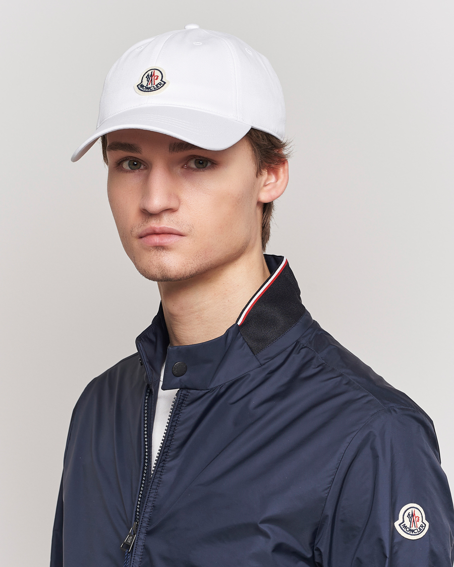 Herren | Moncler Baseball Cap White | Moncler | Baseball Cap White