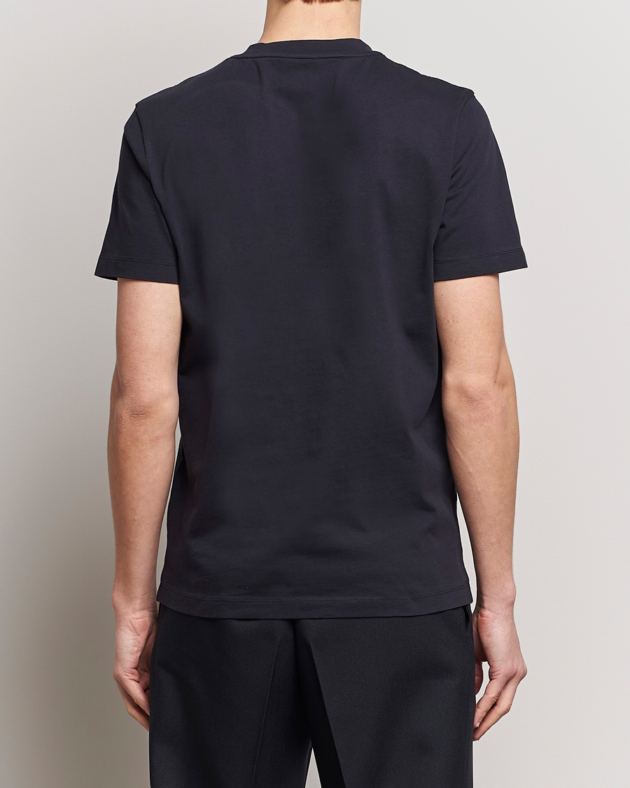 Herren | T-Shirts | Moncler | Lettering Logo T-Shirt Navy